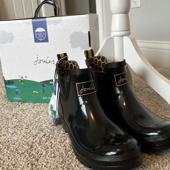 Joules Shoes - Joules Wellibob Goldbee Boots